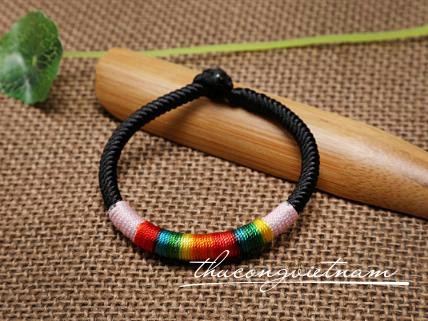 Vòng tay chỉ bóng - Đen